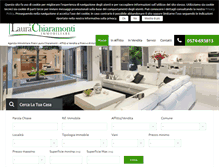 Tablet Screenshot of immobiliarelaurachiaramonti.it